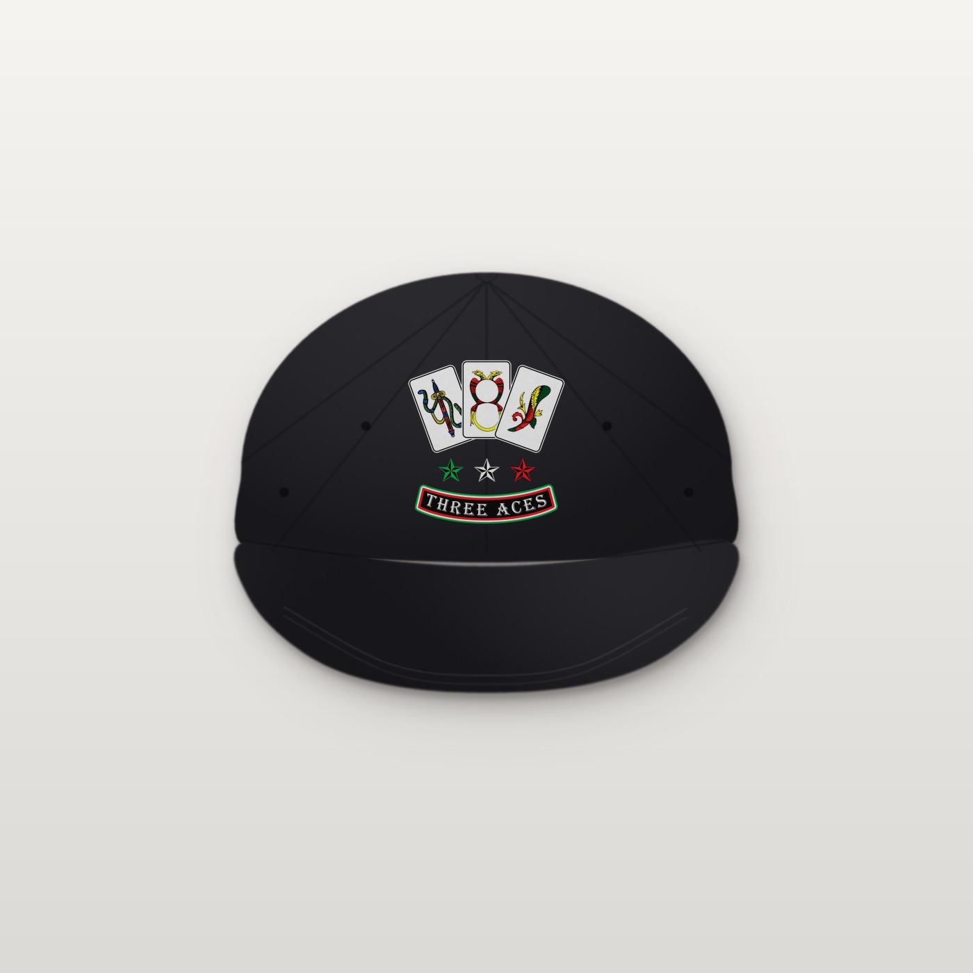 Aces emblem cap, cream
