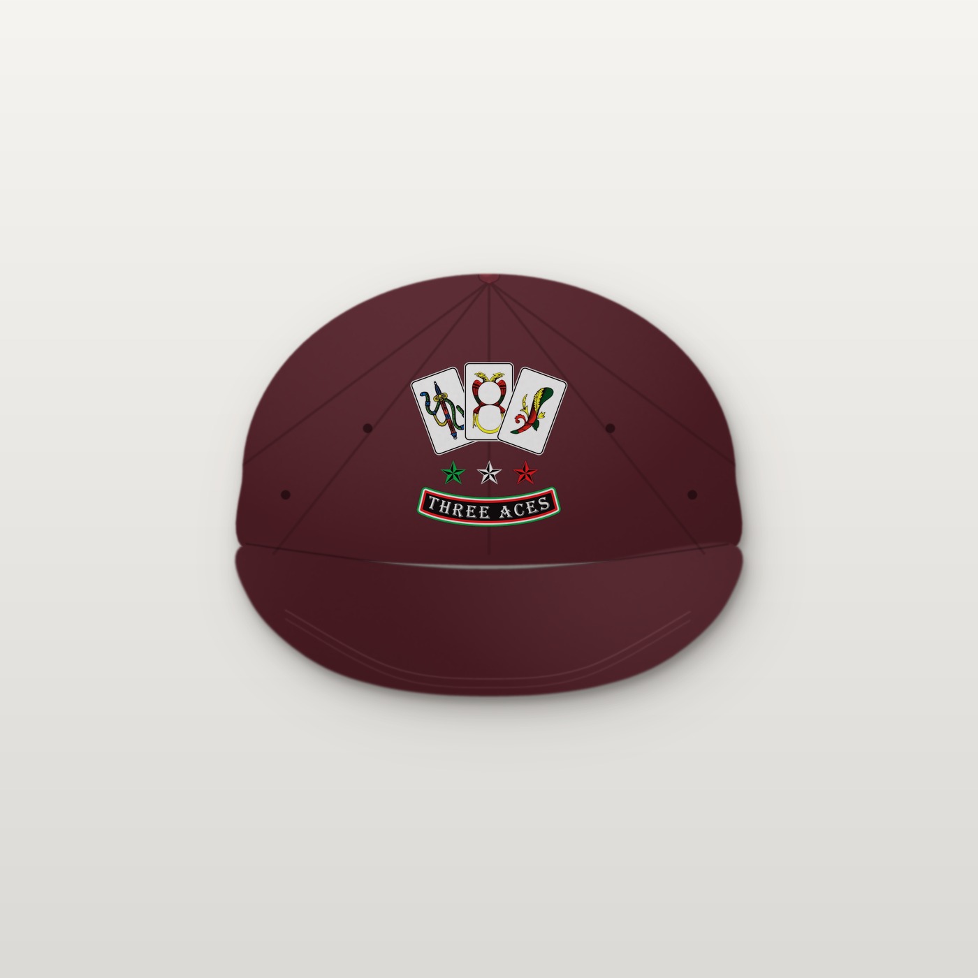 Oxblood front