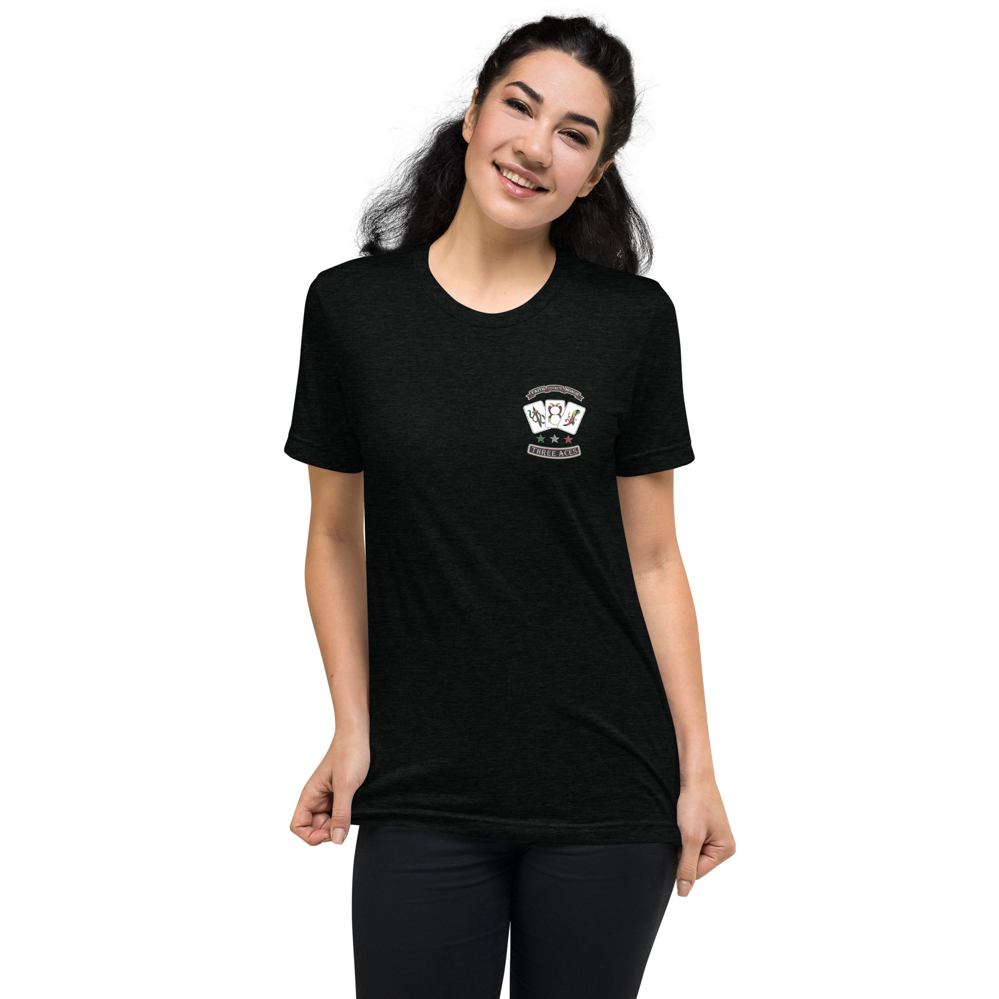 Ace tee, front view