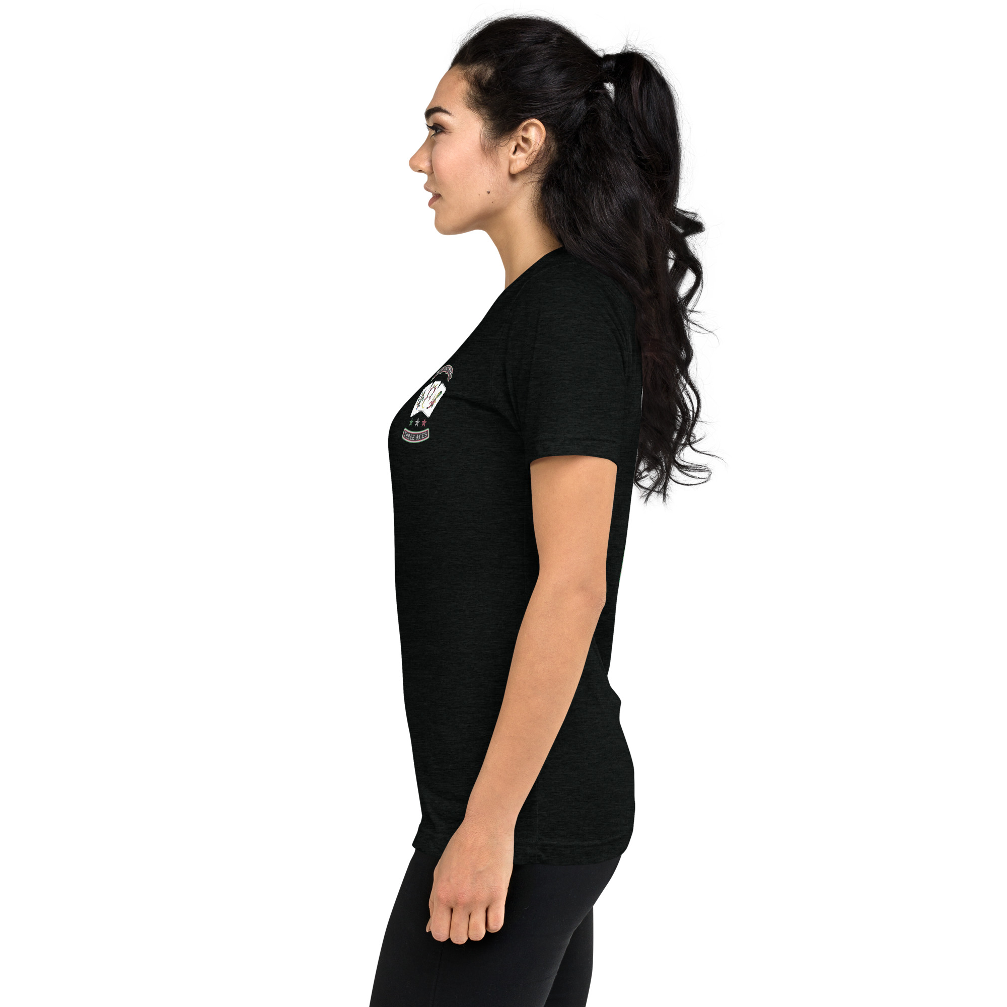 Ace tee, left view