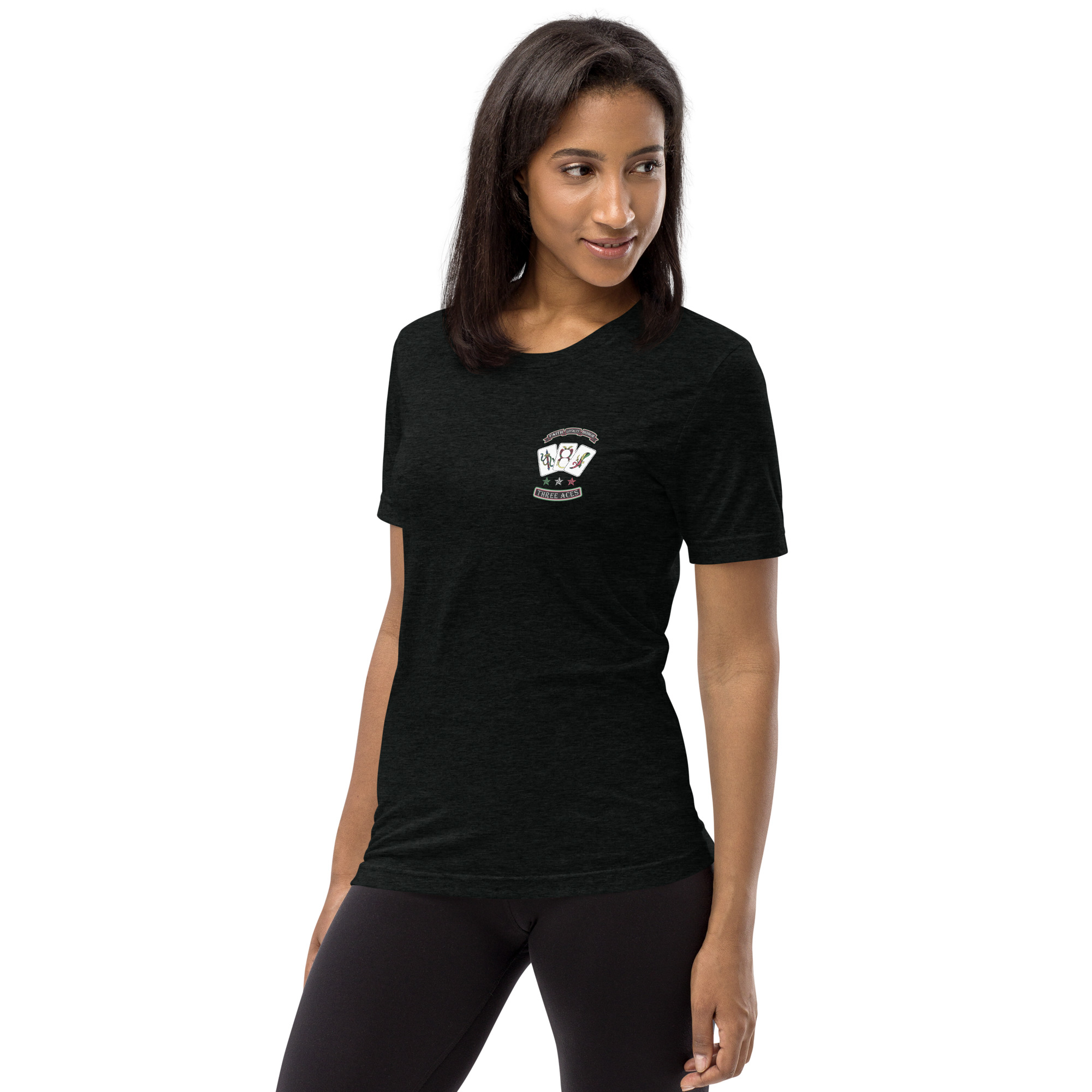 Ace tee, left-front view