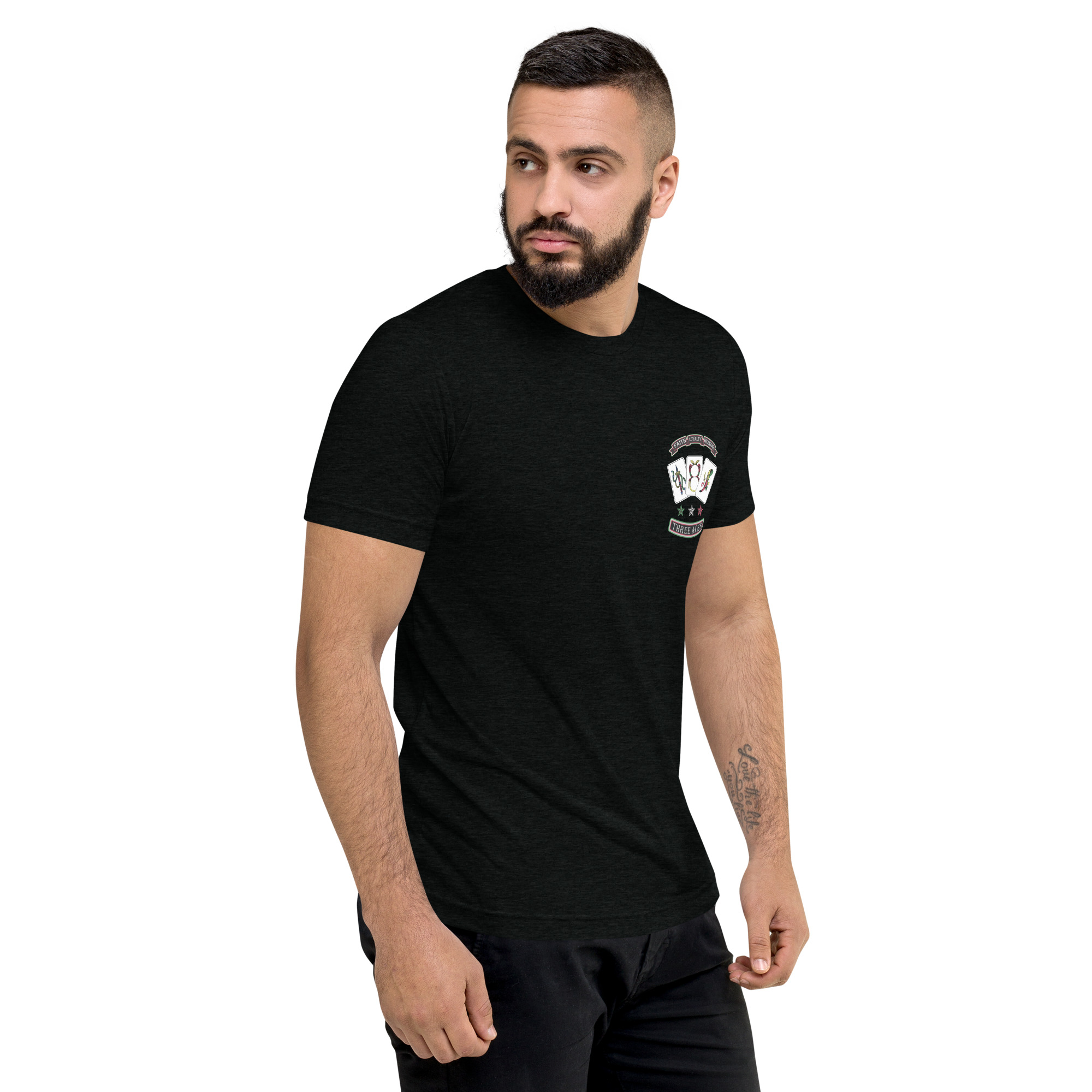 Ace tee, right-front view